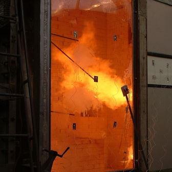 Fire glass fire tests
