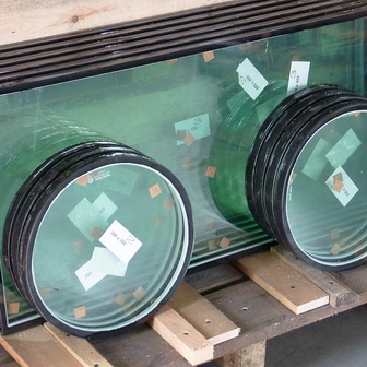 Shipment of fire resistant glass 